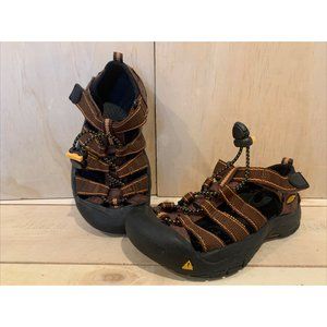 KEEN Kids Size 13 Brown Waterproof Outdoor Hiking Sandals Newport